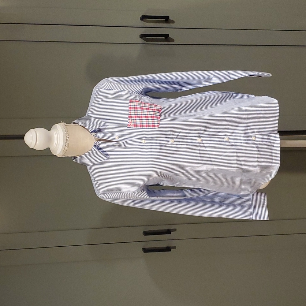 《 Vineyard Vines 》Contrast Pocket Button Down